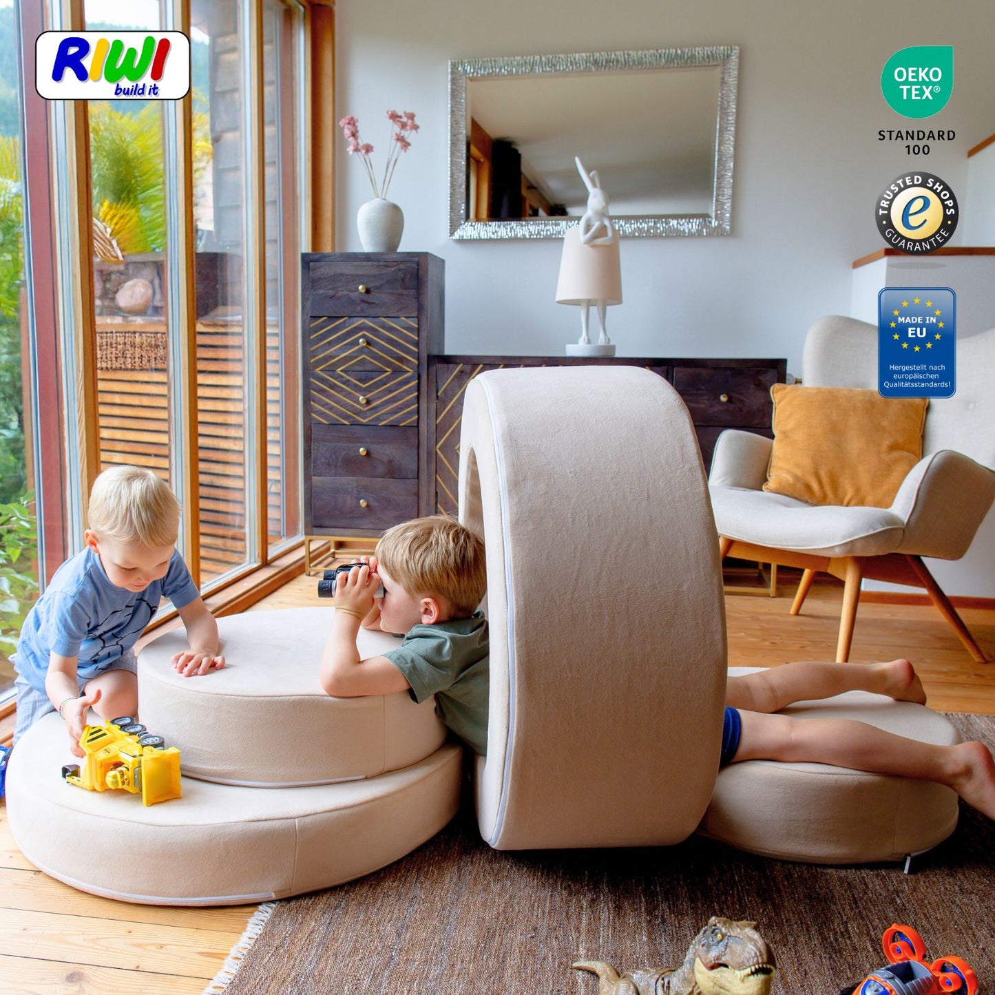 RIWI® Loop – taburete de juego modular