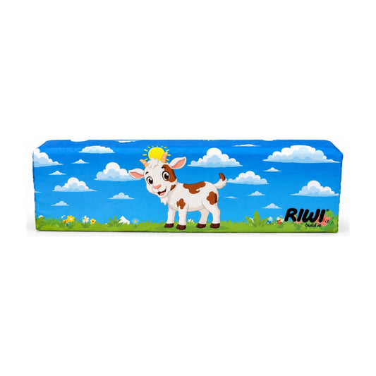 RIWI® World Velours-Bezug Ziege – Limited Edition, für RIWI® XXL Baustein 71 × 20 × 10 cm