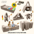 RIWI® 2-in-1 Spielsofa & Aufbewahrungs-Set
