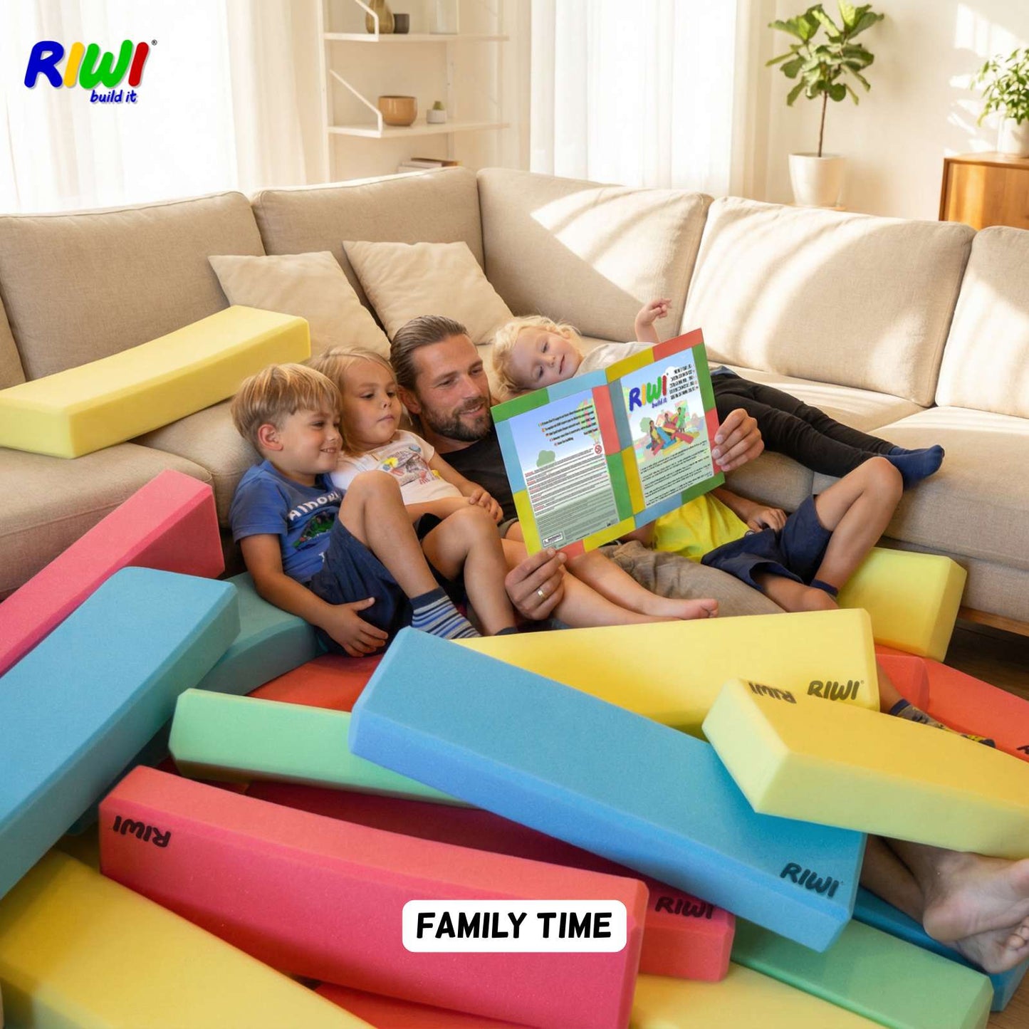 Familienzeit mit riwi buildit