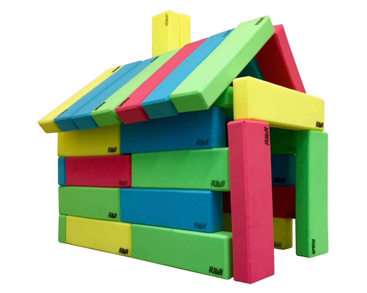 RIWI® XXL Schaumstoff Bausteine - 71 x 20 x 10 cm – RIWI buildit