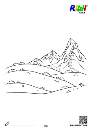 Ausmalbild Bärenwelten Nr. 23 – Malvorlage zum Ausdrucken