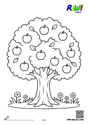 Ausmalbild Bauernhof Nr. 17 – Malvorlage zum Ausdrucken