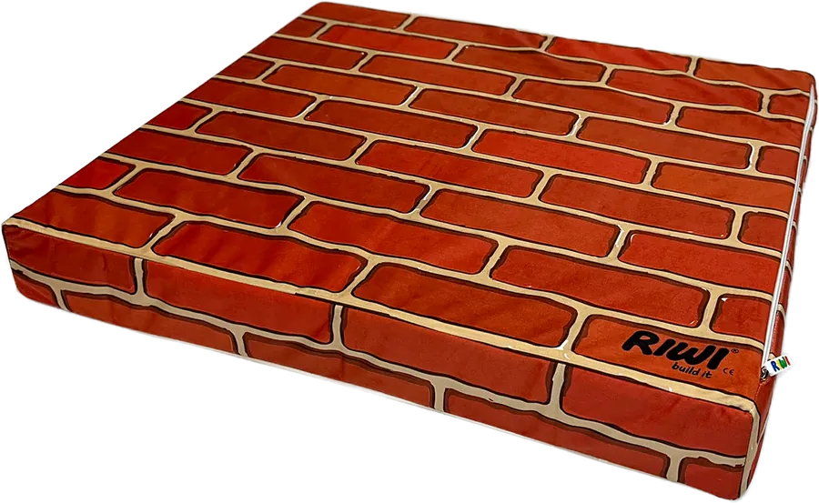 RIWI® World BIG Pared de ladrillo Velours-Bezug, 71 × 80 × 10 cm
