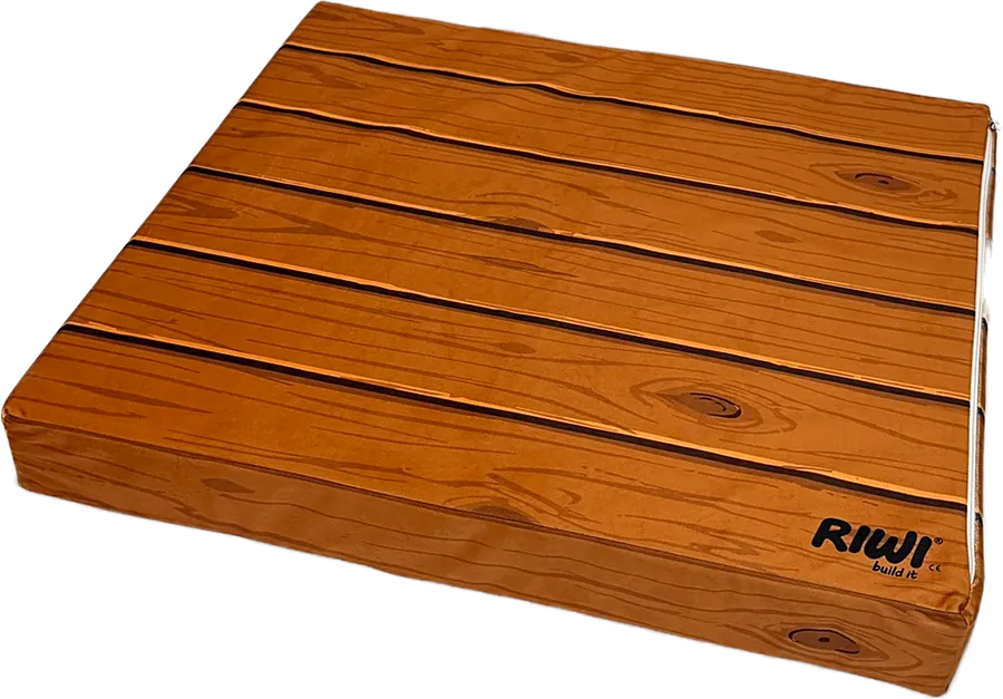 RIWI® World BIG Pared de madera Velours-Bezug, 71 × 80 × 10 cm