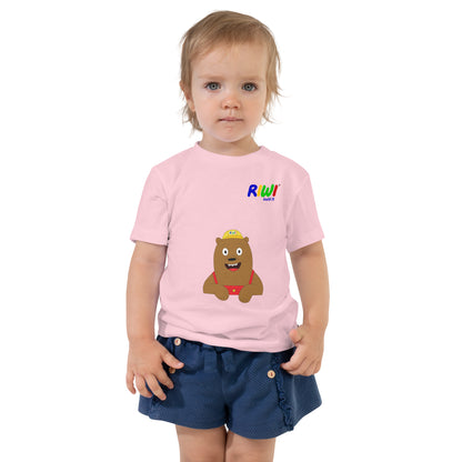 Kurzärmeliges T-Shirt RIWI® Red Bear