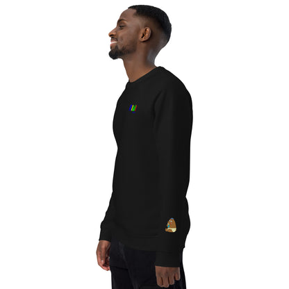  RIWI® Unisex organiczny raglanowy sweter dla dorosłych